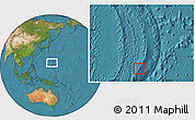 Satellite Location Map of Rota, within the entire country