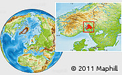 Physical Location Map of Akershus