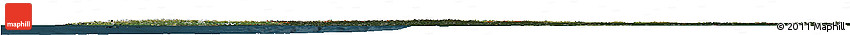 Satellite Horizon Map of Norway, darken