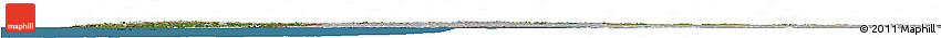 Satellite Horizon Map of Norway, lighten, desaturated, land only