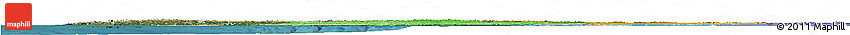 Satellite Horizon Map of Norway, political shades outside, satellite sea