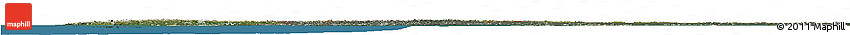 Satellite Horizon Map of Norway, semi-desaturated, land only