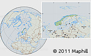 Savanna Style Location Map of Norway, lighten, semi-desaturated
