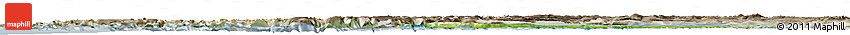 Physical Horizon Map of More Og Romsdal, semi-desaturated