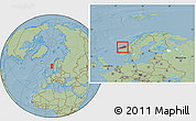 Savanna Style Location Map of More og Romsdal, within the entire country, hill shading