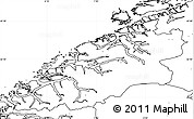 Blank Simple Map of More og Romsdal, no labels