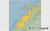 Savanna Style 3D Map of Nordland