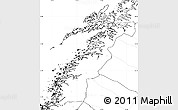 Blank Simple Map of Nordland, no labels