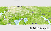 Physical Panoramic Map of Oslo
