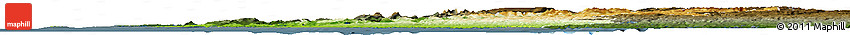 Physical Horizon Map of Rogaland, darken Physical Horizon Map of Rogaland, darken