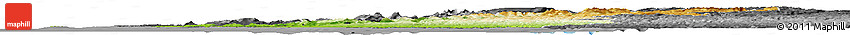 Physical Horizon Map of Rogaland, darken, desaturated