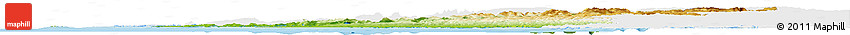 Physical Horizon Map of Rogaland, single color outside