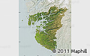 Satellite Map of Rogaland, lighten