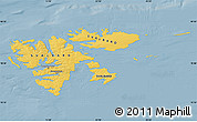 Savanna Style Map of Svalbard