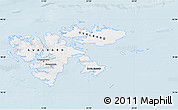 Silver Style Map of Svalbard