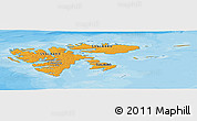 Political Panoramic Map of Svalbard