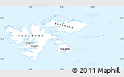 Classic Style Simple Map of Svalbard