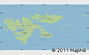 Savanna Style Simple Map of Svalbard, single color outside