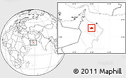 Blank Location Map of Manah