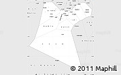 Silver Style Simple Map of A Dakhliya