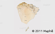Satellite 3D Map of A Sharqiya, cropped outside