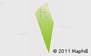 Physical 3D Map of Al Mudhaibi, cropped outside