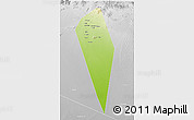 Physical 3D Map of Al Mudhaibi, lighten, desaturated