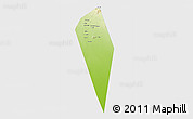 Physical 3D Map of Al Mudhaibi, single color outside