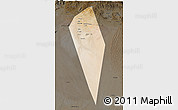 Satellite 3D Map of Al Mudhaibi, darken