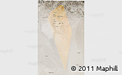 Satellite 3D Map of Al Mudhaibi, semi-desaturated