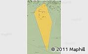 Savanna Style 3D Map of Al Mudhaibi