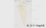 Shaded Relief 3D Map of Al Mudhaibi, lighten, semi-desaturated