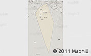 Shaded Relief 3D Map of Al Mudhaibi, semi-desaturated