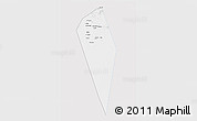Silver Style 3D Map of Al Mudhaibi, single color outside