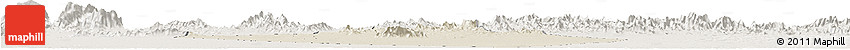 Shaded Relief Horizon Map of Al Mudhaibi, lighten