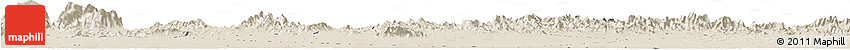 Shaded Relief Horizon Map of Al Mudhaibi