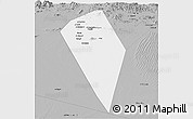 Gray Panoramic Map of Al Mudhaibi