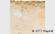 Satellite Panoramic Map of Al Mudhaibi
