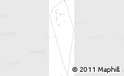 Blank Simple Map of Al Mudhaibi, cropped outside