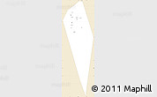Classic Style Simple Map of Al Mudhaibi, single color outside