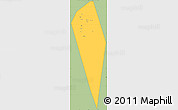 Savanna Style Simple Map of Al Mudhaibi, cropped outside