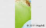 Physical 3D Map of Biddiya