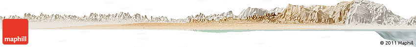 Satellite Horizon Map of Biddiya, lighten