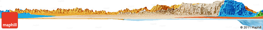 Satellite Horizon Map of Biddiya, political outside