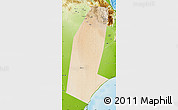 Satellite Map of Biddiya, physical outside