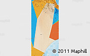 Satellite Map of Biddiya, political outside