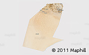 Satellite Panoramic Map of Biddiya, cropped outside