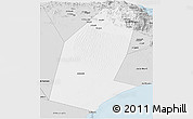 Silver Style Panoramic Map of Biddiya