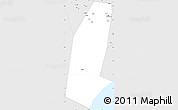 Silver Style Simple Map of Biddiya