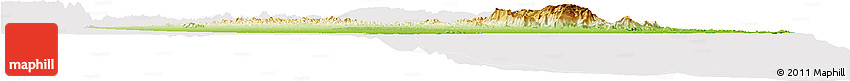 Physical Horizon Map of a Sharqiya, cropped outside